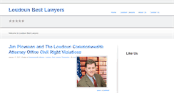 Desktop Screenshot of loudounbestlawyers.net