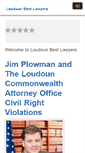 Mobile Screenshot of loudounbestlawyers.net